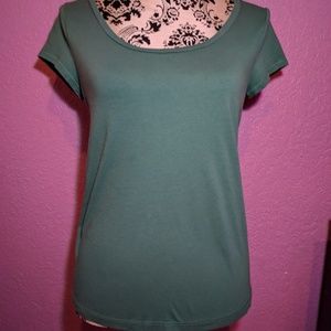 Teal Ann Taylor Loft Top M